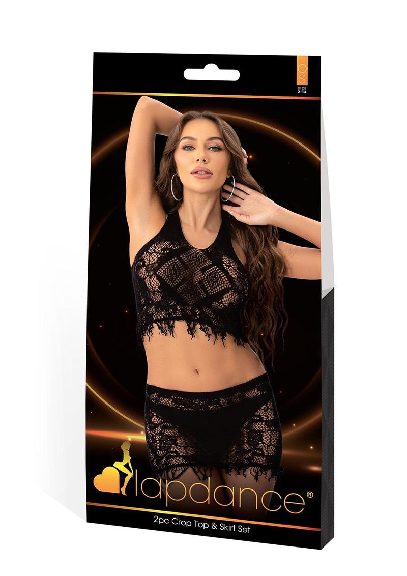 2pc Crop Top and Skirt