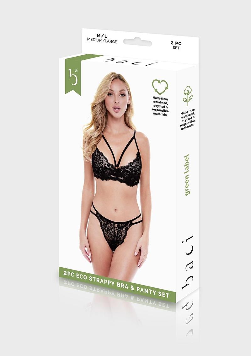 2pc Eco Strappy Bra and Panty