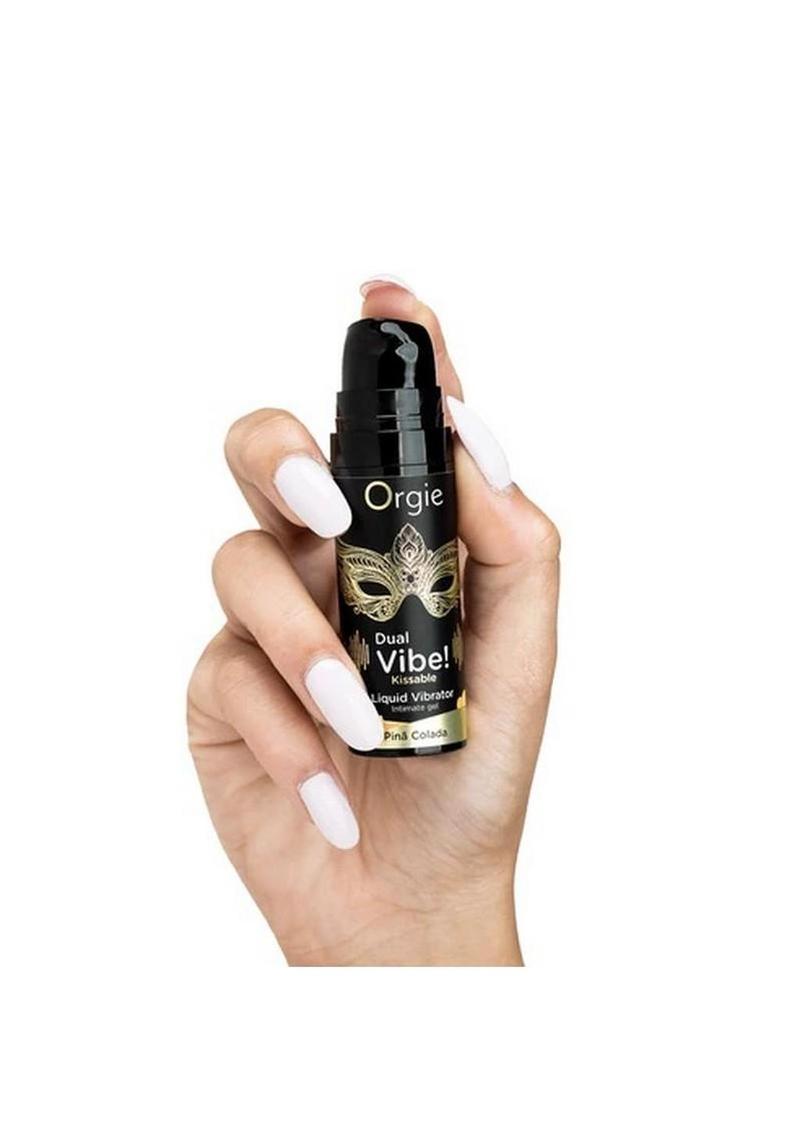 Orgie Dual Vibe Kissable Liquid Vibrator Gel - Pina Colada
