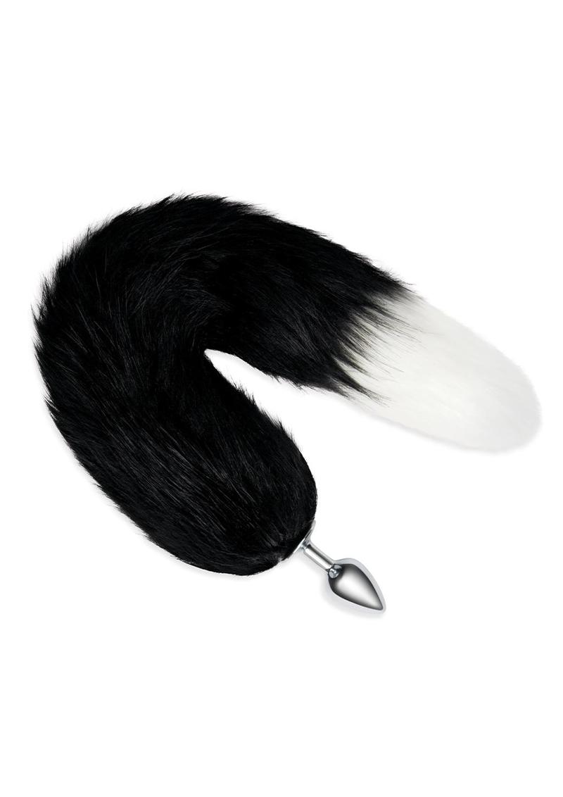 3 Metal Plug W/ 14 Blk Indigo Fox Tail
