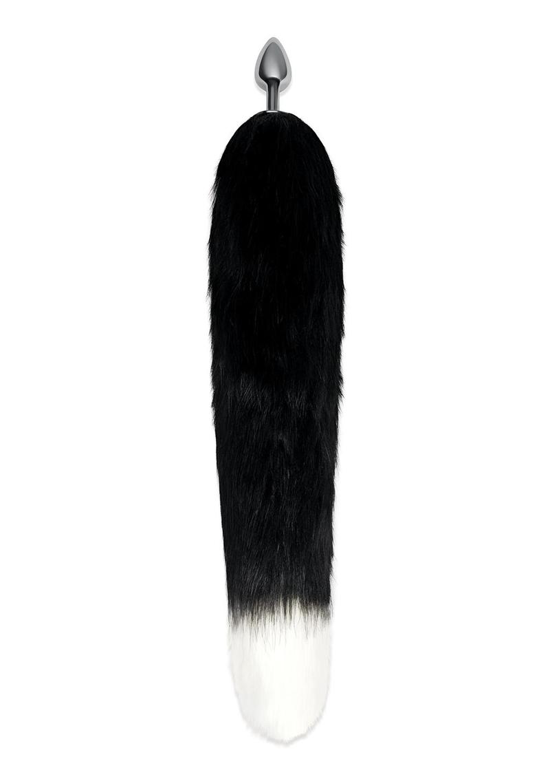 3 Metal Plug W/ 14 Blk Indigo Fox Tail