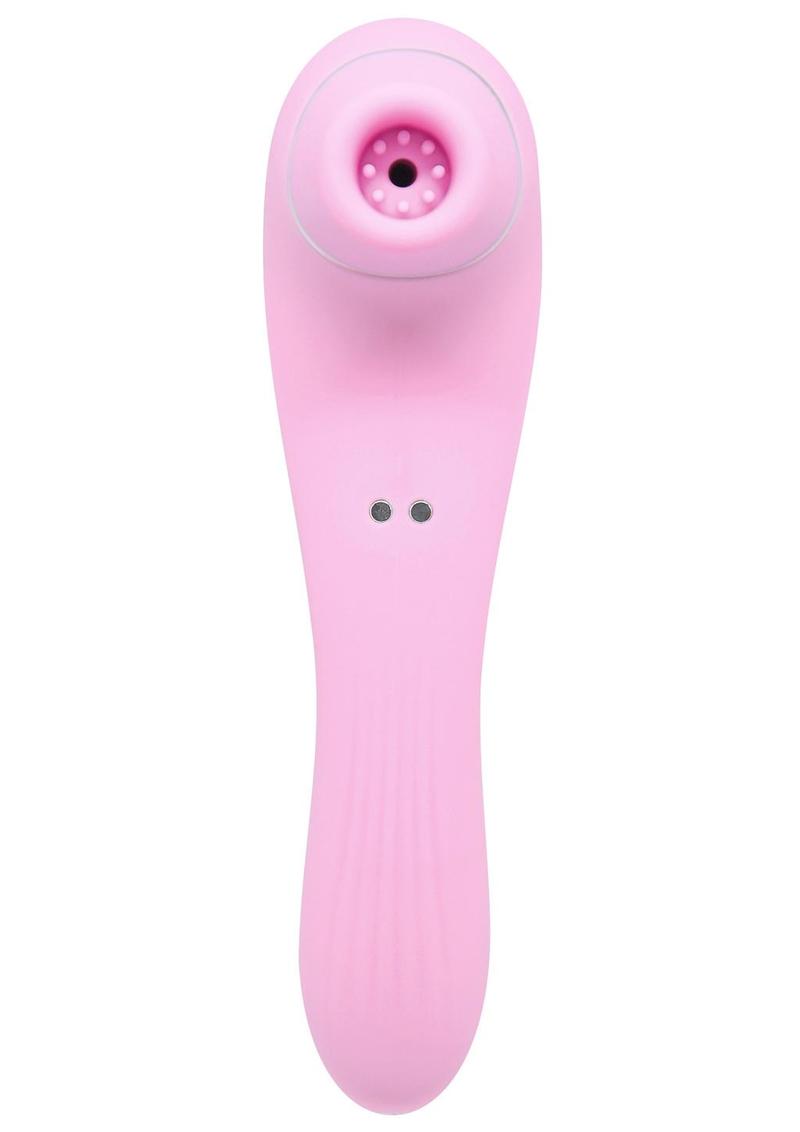 Alive Midnight Quiver Rechargeable Silicone Dual End Vibrator and Clitoral Stimulator