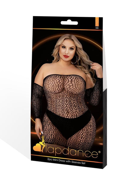 2pc Mini Dress with Sleeves