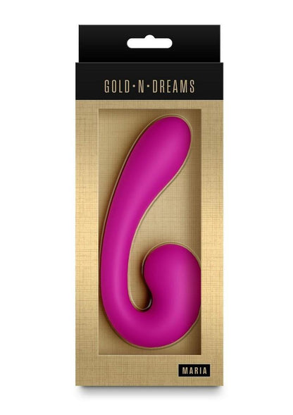 Gold-N-Dreams Maria Rechargeable Silicone Vibrator - Fuchsia/Pink