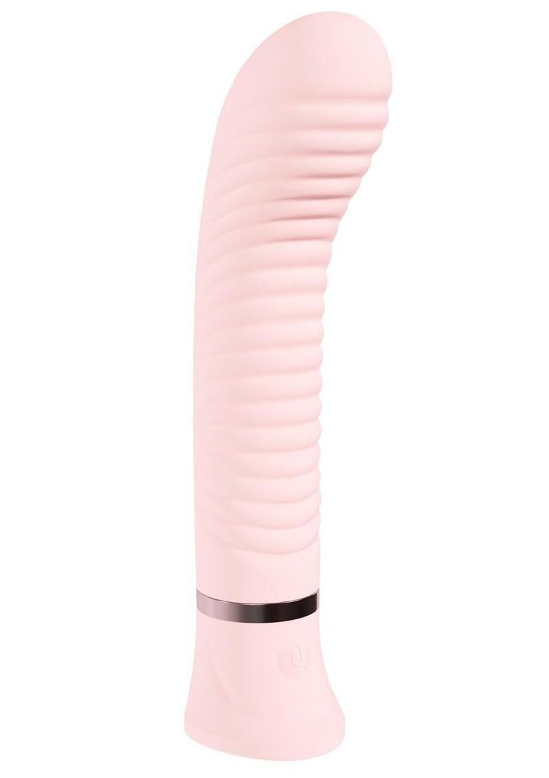 Loveline Divine 10 Function Rechargeable Silicone Ribbed G-Spot Vibrator