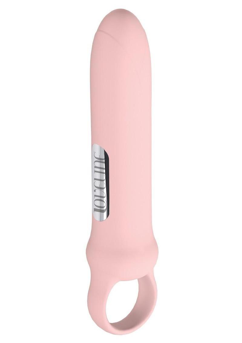 Loveline Harmony Loop Grip 10 Function Rechargeable Silicone Vibrator - Pink