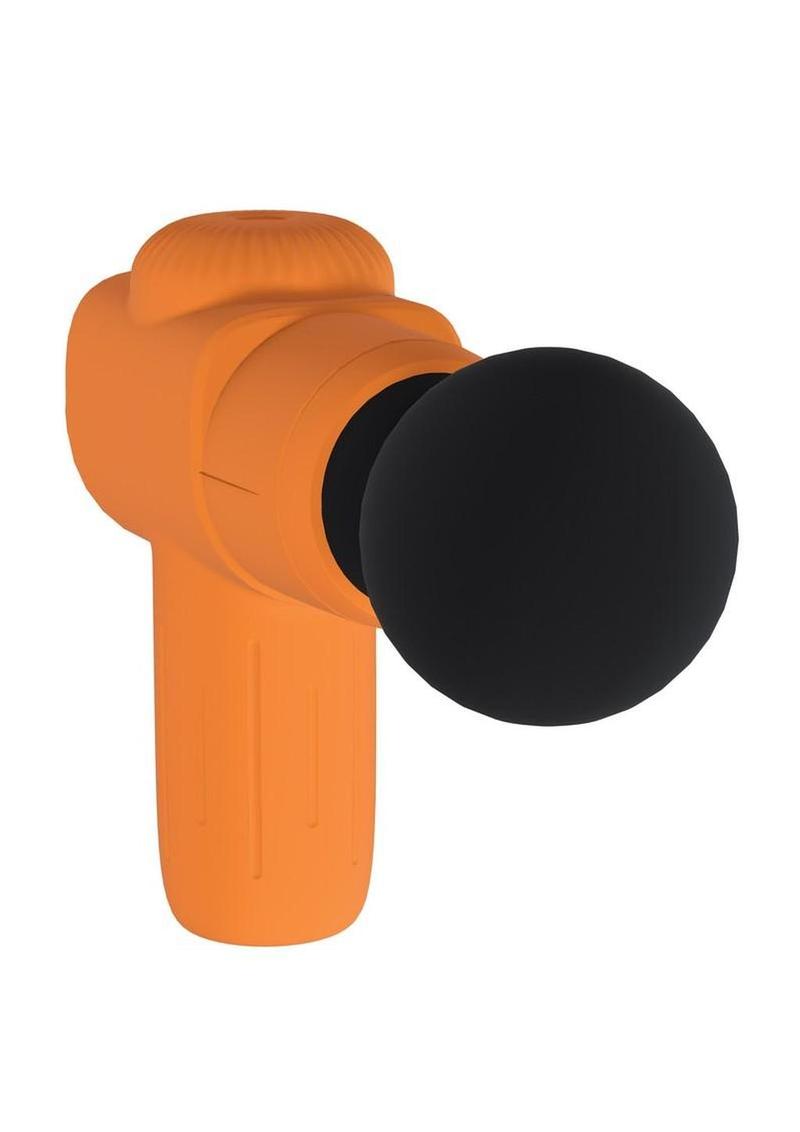 Loveline Microboost 10 Function Vibrating Rechargeable Silicone Massager - Orange