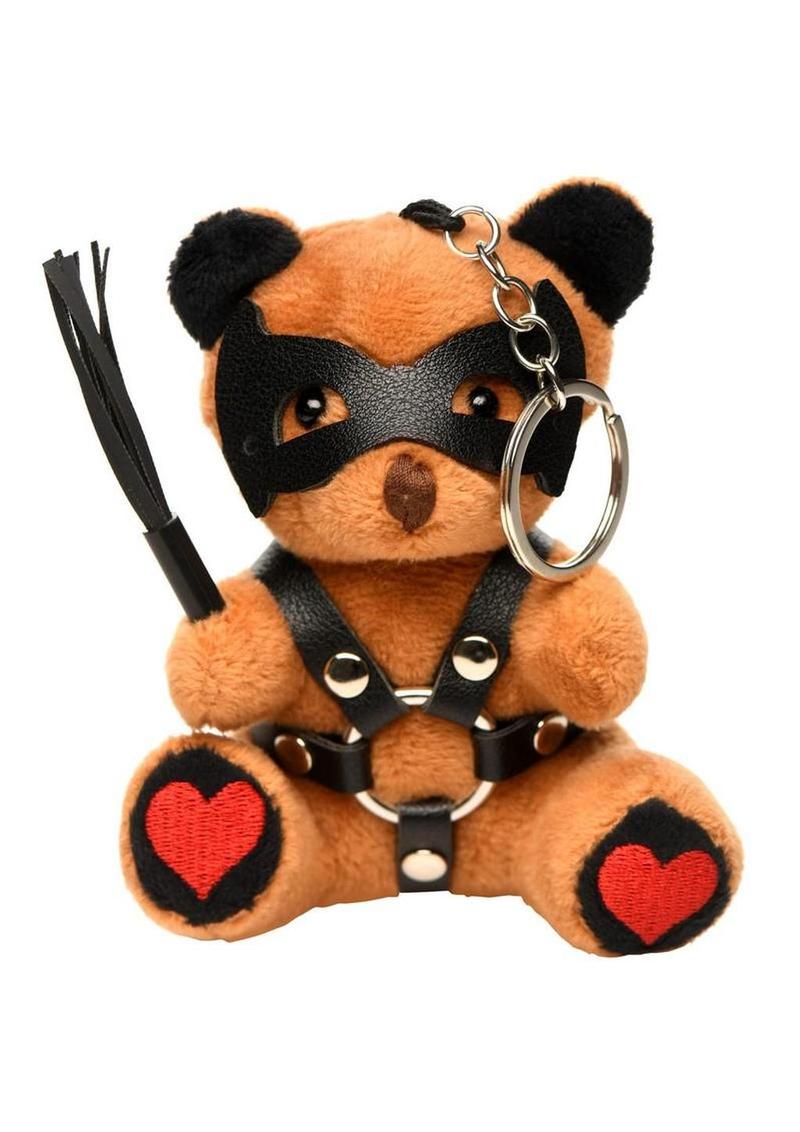 Master Series Dom Bear Keychain - Tan