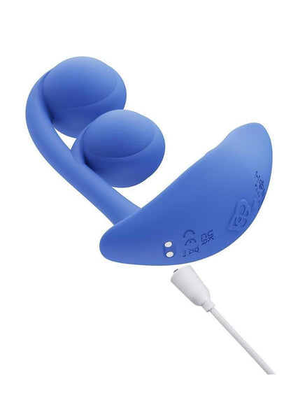 Melody Pressure Sensing App-Controlled Rechargeable Silicone Twin Balls Clit and G-Spot Vibrator