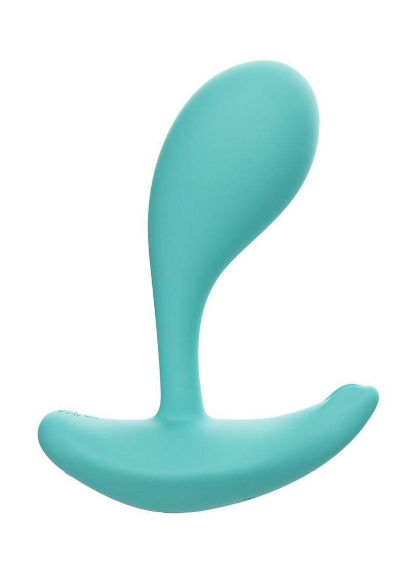 Oly 2 Pressure Sensing App Enabled Wearable Rechargeable Silicone Clit and G-Spot Vibrator - Blue/Light Blue