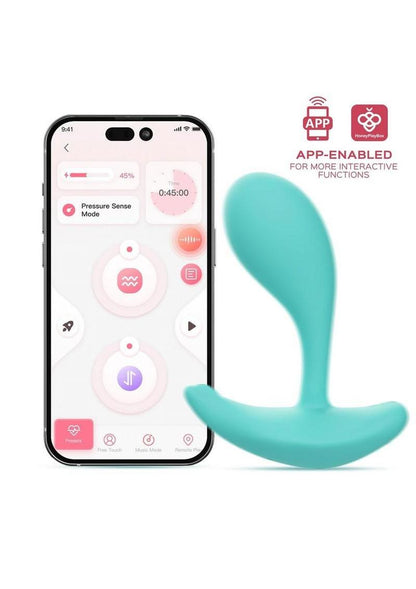 Oly 2 Pressure Sensing App Enabled Wearable Rechargeable Silicone Clit and G-Spot Vibrator