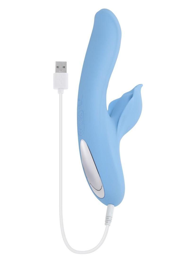 Playboy In Bloom Rechargeable Silicone Heating Dual Vibrator