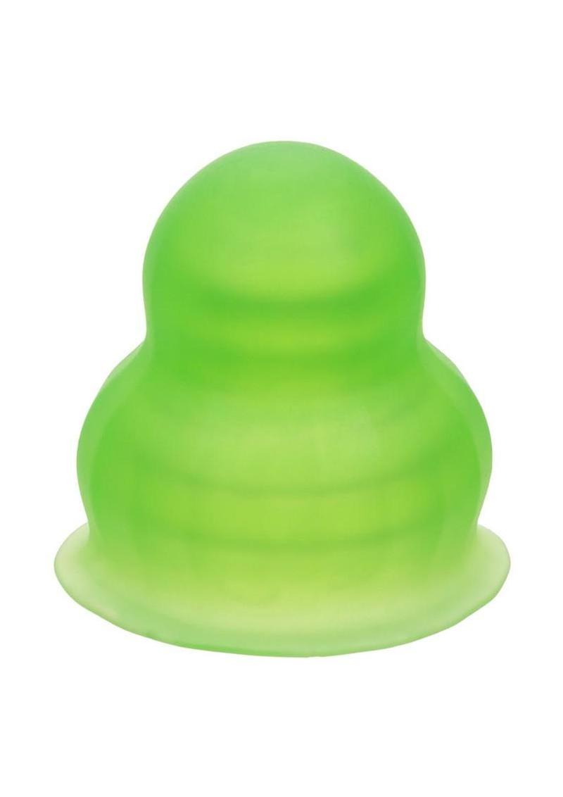 Pop Sock Tickler Reversible Textured Stroker - Green