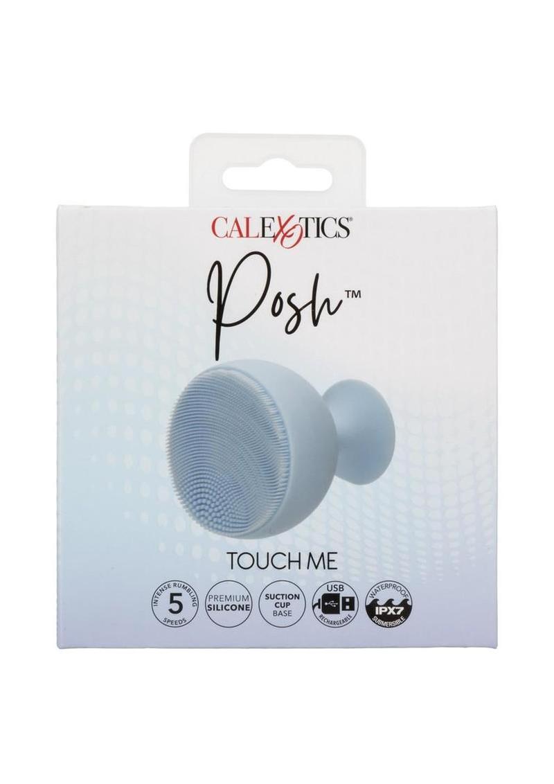 Posh Touch Me Rechargeable Silicone Vibrator - Blue