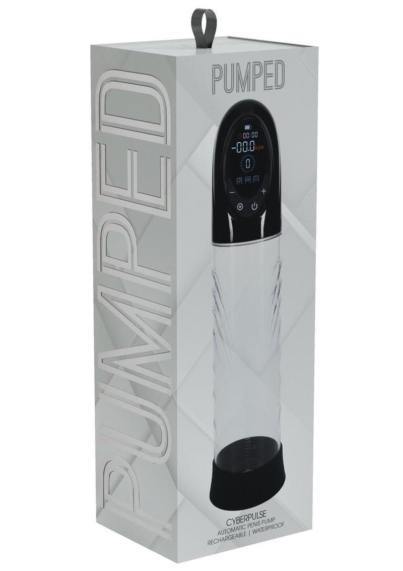 Pumped Cyberpulse 13 Function Automatic Rechargeable Penis Pump - Black