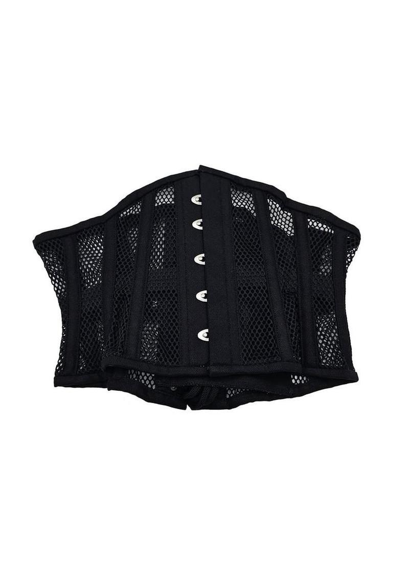 Rouge Mesh Corset - Black - Medium/Small