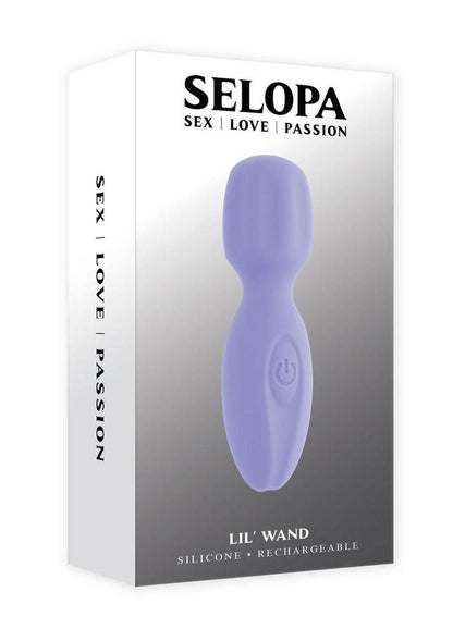 Selopa Lil Wand Rechargeable Silicone Vibrator - Purple