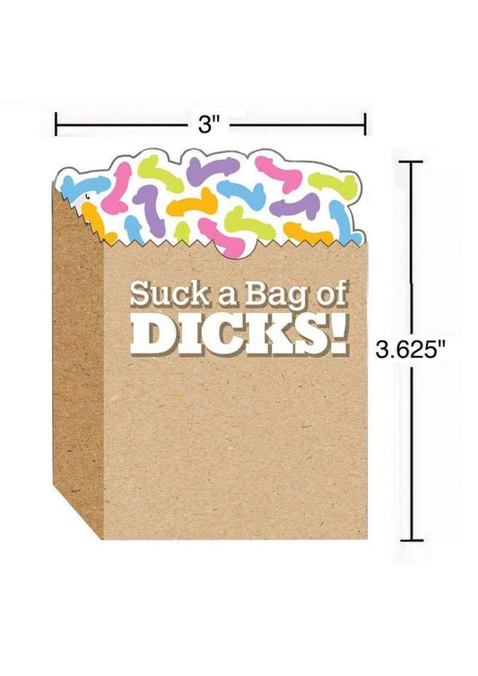 Suck A Bag Of Dicks Sticky Notes