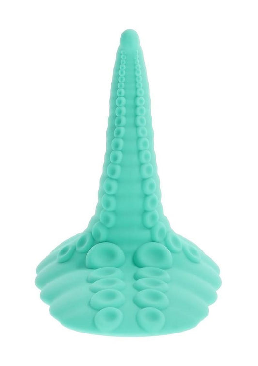 Tentacle Grinder Rechargeable Silicone Vibrator - Teal