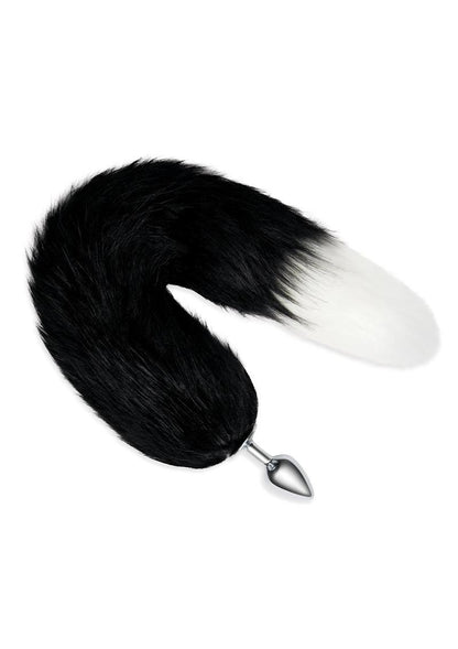 3 Metal Plug W/ 14 Blk Indigo Fox Tail