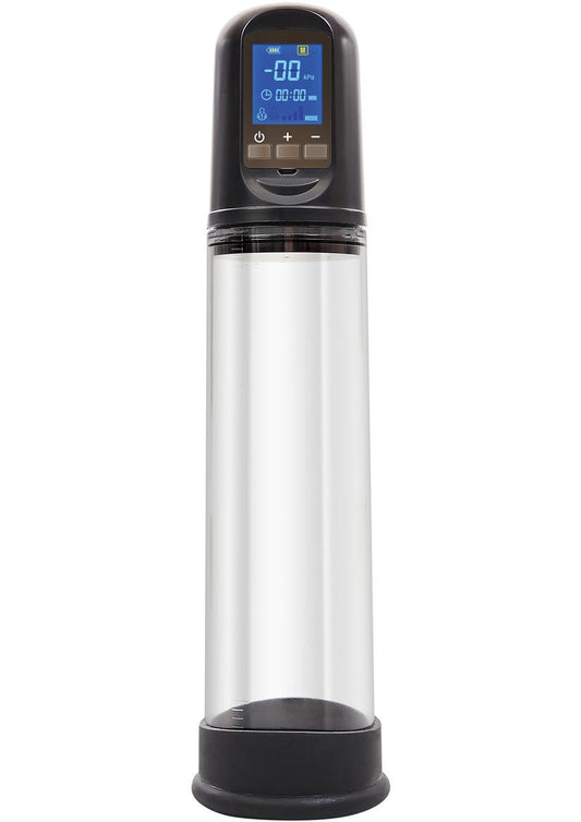 Adam and Eve - Adam's Rechargeable Penis Pump - Black/Clear