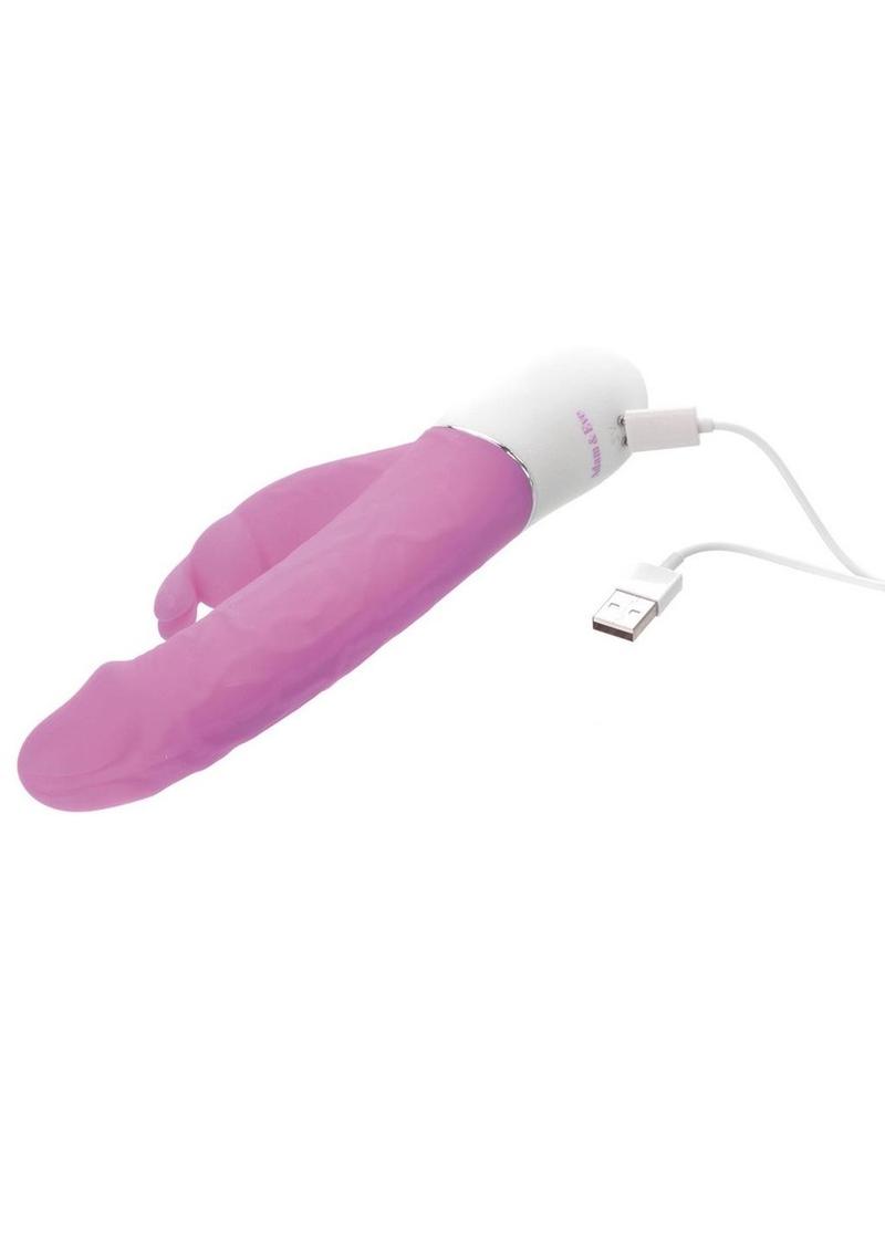 Eve's Realistic Rabbit Rechargeable Silicone Rabbit Vibrator