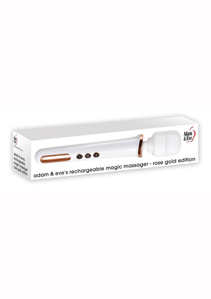 Adam and Eve 's Rechargeable Magic Massager - Gold/Rose Gold/Rose Gold Edition