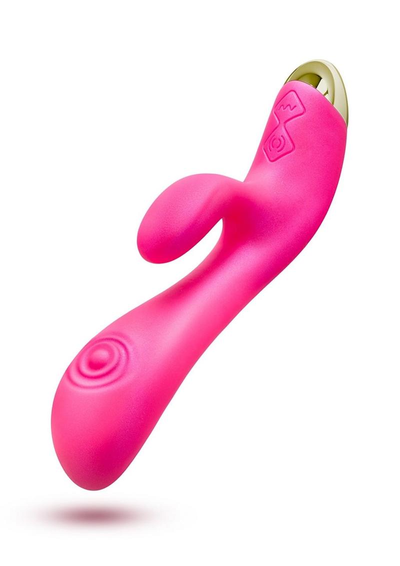 Aria Pleasin' AF Rechargeable Silicone Rabbit Vibrator