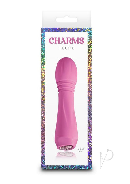 Charms Flora Rechargeable Silicone Mini Vibrator - Pink