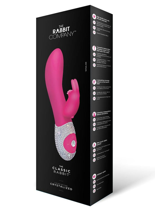 Classic Rabbit Bling - Hot Pink