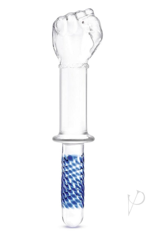 Glas Fist Double Ended Glass with Handle Grip - Clear - 11in