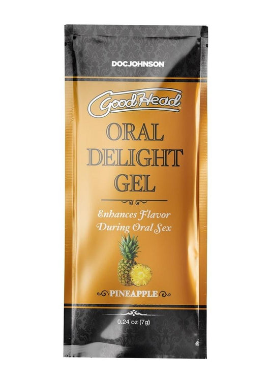 Goodhead Oral Delight Gel .24oz Bulk (48 Pieces) - Pineapple