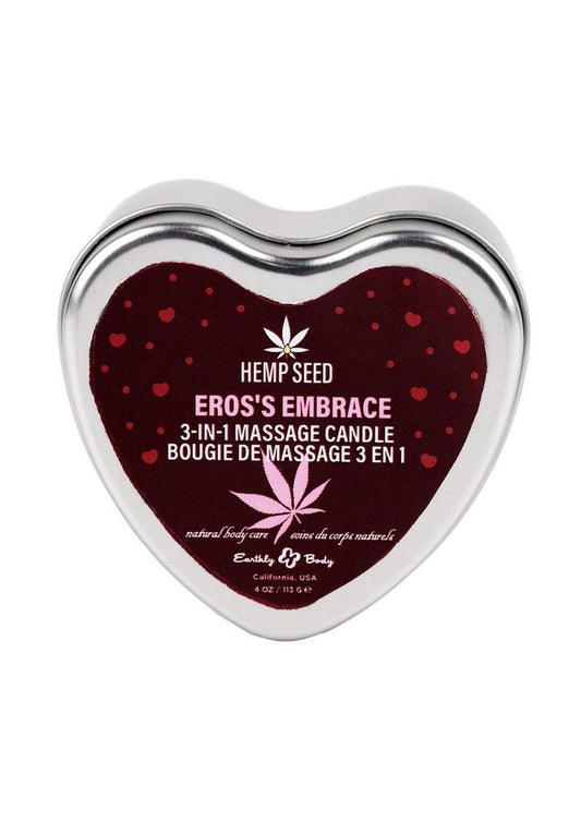 Hemp Seed 3-In-1 Valentines Day Candle Eros's Embrace 4oz / 113g