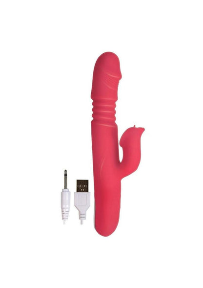 Princess Passion Heat Rechargeable Silicone Warming Vibrator with Clitoral Wheel