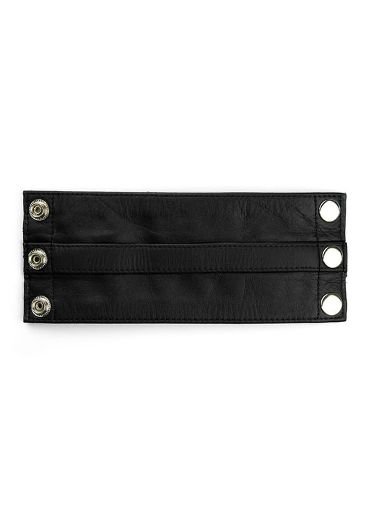 Prowler Red Leather Wrist Wallet - Black - Small