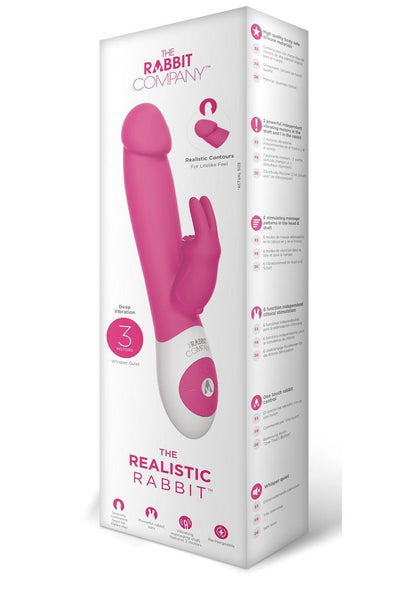 Realistic Rabbit - Hot Pink/Pink