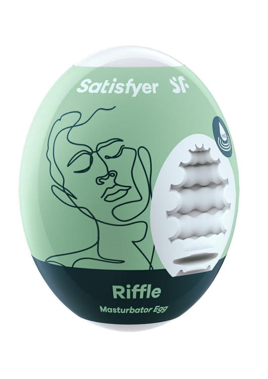 Satisfyer Masturbator Egg 3 Pack Set (Riffle, Bubble, Fierce - Assorted Colors/Multicolor