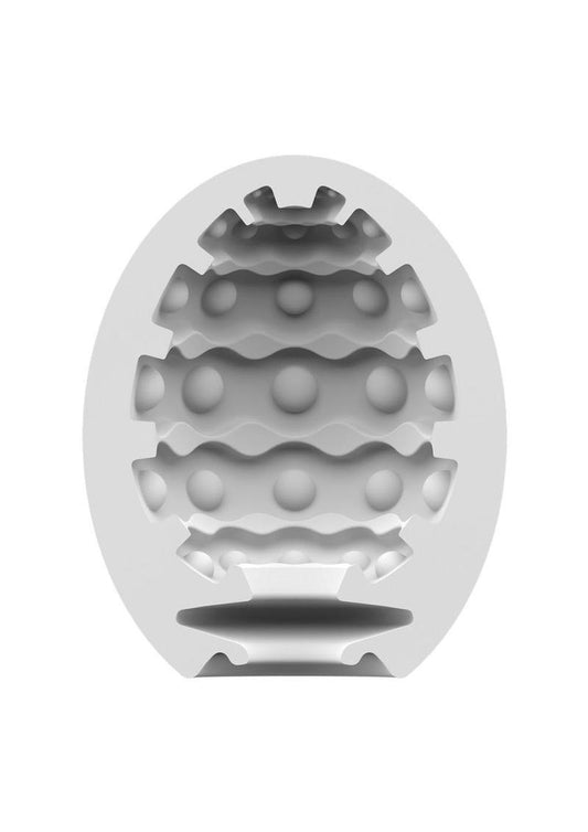 Satisfyer Masturbator Egg Single (Bubble - Purple