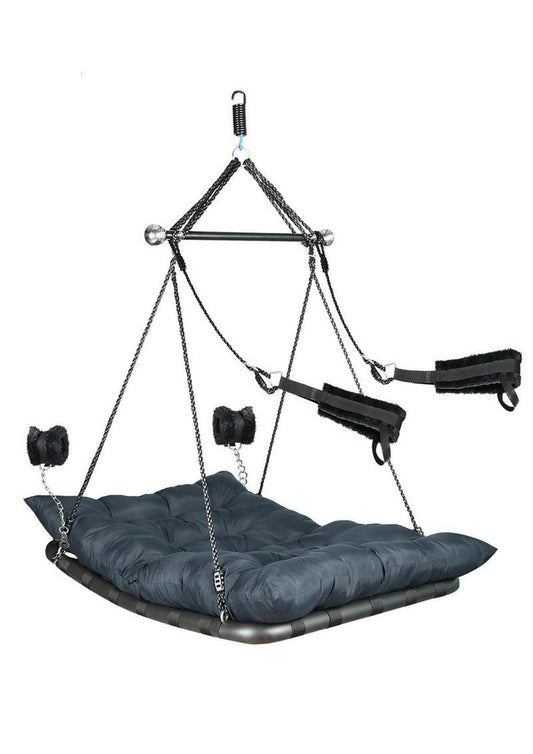 WhipSmart King Size Love Swing - Black/Blue